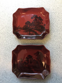 1920s Royal Doulton Flambé Small Trays