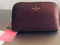 Sparkly Kate Spade Cosmetics Bag - Brand New!