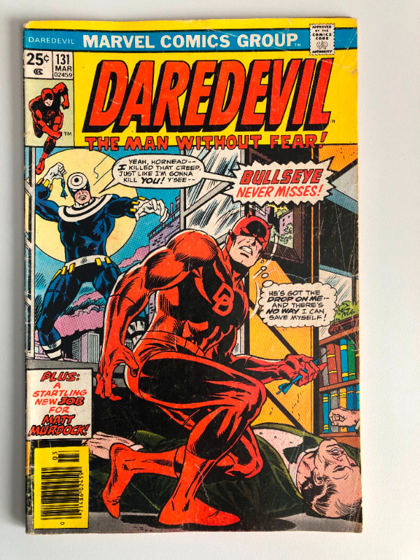 1st Bullseye in Daredevil #131 comic approx. 4.0 $150 OBO in Comics & Graphic Novels in City of Toronto