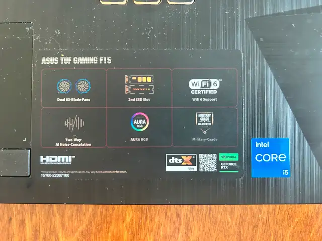2021 ASUS gaming laptop 15.6” in Laptops in Napanee - Image 10