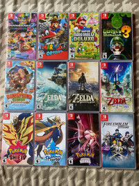 Nintendo switch games and accessories 