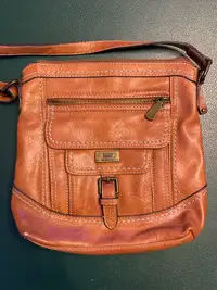 Leather Handbag 10”x10”