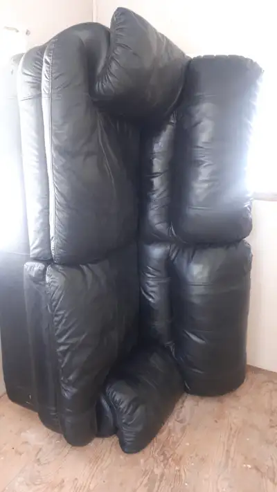 Genuine Canadian leather loveseat great condition, View more