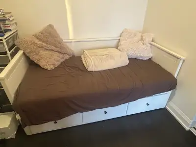 IKEA HEMNES DAYBED with mattresses - less than 1 year, View more