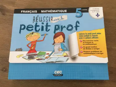 Livre d’exercice pour aider votre enfant à réussir. Français et Mathématique Contient 3 livres Jamai...
