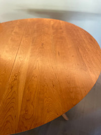 NEW Lg 60" round solid cherry table