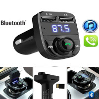 Bluetooth Car Kit MP3 Player FM Transmitter Wireless Radio Adapt