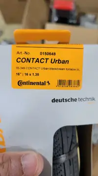 Continental Contact Urban 16x1.35 folding tire (Brompton size) 