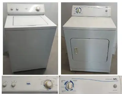 INGLIS SET: TOP-LOAD WASHER + DRYER * NO ELECTRONIC CONTROLS *, View more