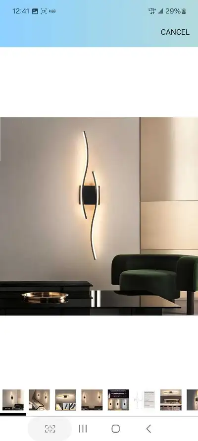 Waikmdv Modern LED Wall Sconces 47.2inch, 39W 3CCT and Dimmable , View more