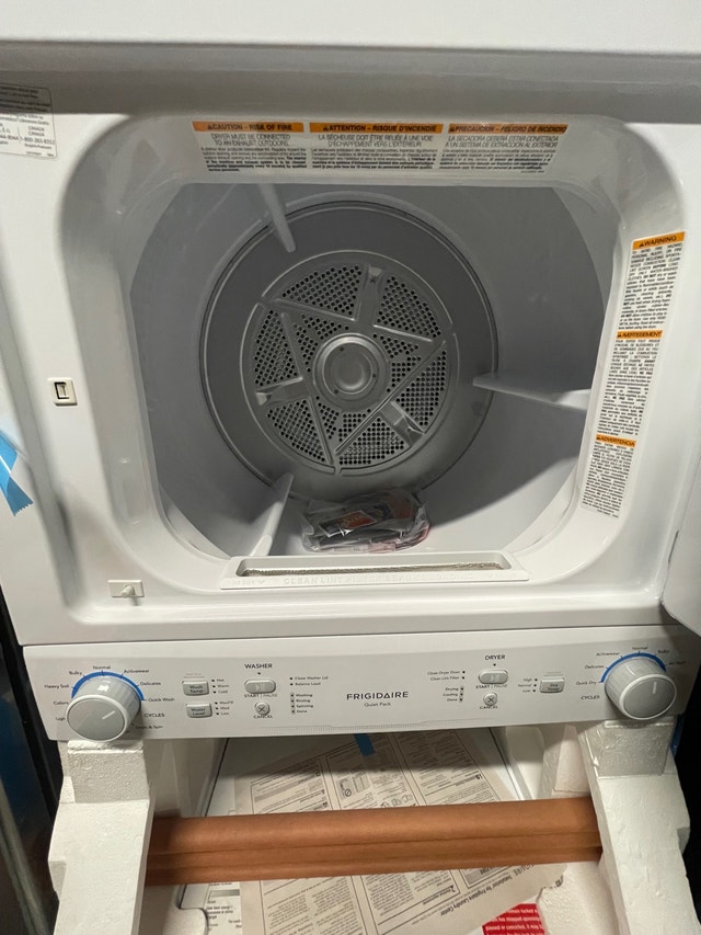 NEW Frigidaire Washer And Dryer Stacker Washers & Dryers London