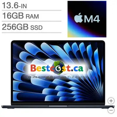 Apple MacBook Air 13.6'' 256GB M4 Chip 10Core 16GB MW123LL/A Min, View more