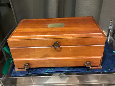 McGraw Solid Wood Jewellery Box with Drawers – Made in USA, View more