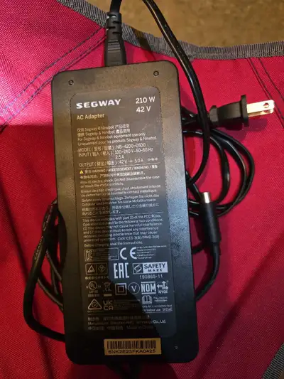 Segway 5A Fast Charger for Ninebot MAX G30P and MAX G2, View more