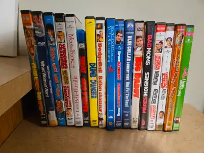 Movies that will make you laugh. $2 each, pick which ones you want. Great for the cottage, trailer,...