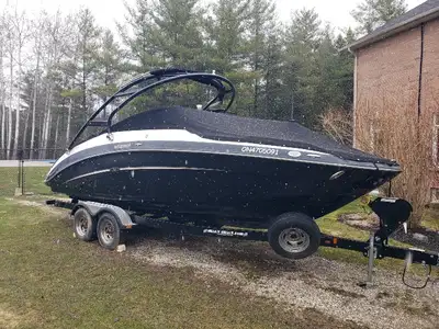 2014 Yamaha 242 Limited S with extremely low hours. Like New Condition. 24 foot with 8' 6" Beam and...
