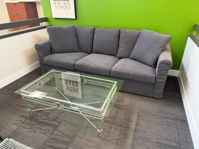 living space couch and table, View more