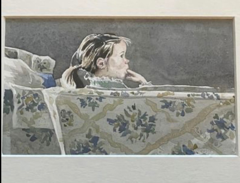 Original Watercolor painting by NS Artist Anna Syperek Arts