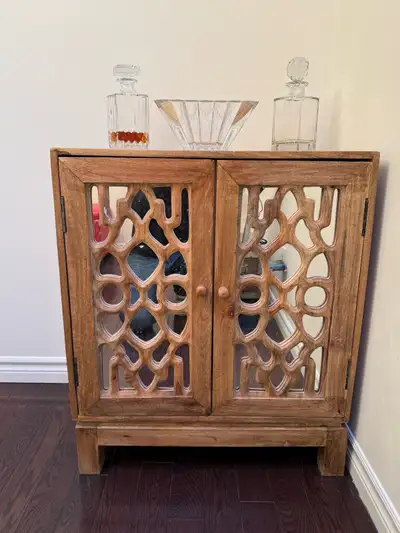 Wood Finish Mirror Cabinet, View more