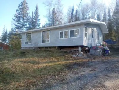 Camp for sale in Westree, ON. The camp is located on leased land. -3 bedroom -outhouse - 10x16 sauna...