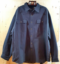 Big Burly Man's 3XL Fleece-Lined Work Shirt/Jacket; Louisbourg