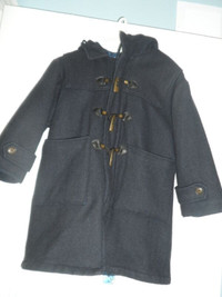 Wool Coat - Navy Blue