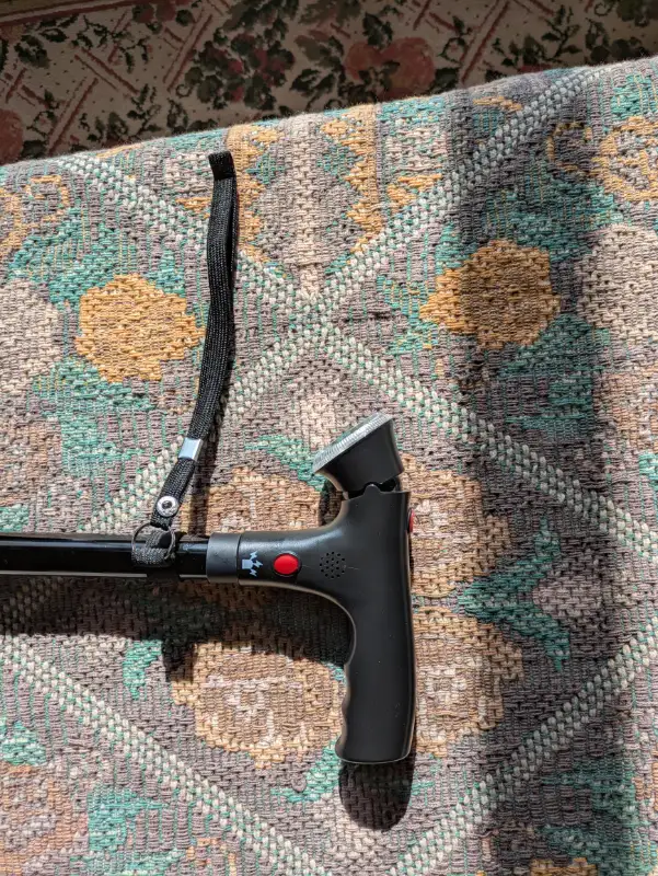 New Foldable Walking Cane With Quad Base, Light and Alarm in Health & Special Needs in Calgary - Image 10