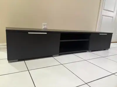 Stand for TV up to 100 inches color black, View more