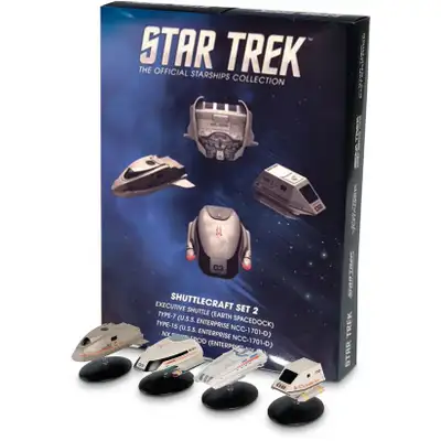Star Trek Eaglemoss The Official Starships Collection Shuttlecraft Set 2 New and sealed see picture...