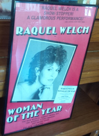 Framed Movie Poster: Raquel Welch "Woman of the Year"
