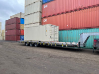 Shipping container sales and transport business 