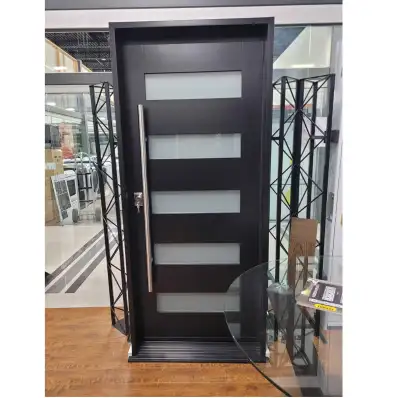 Single Modern Door - Mahogany Fiberglas 34", View more