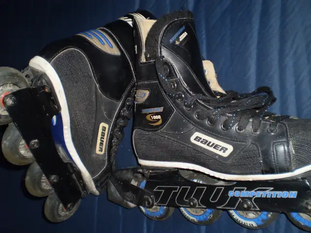 Bauer Supreme 1000 Roller Blades Skates, Size 8.5 in Skates & Blades in City of Toronto - Image 3