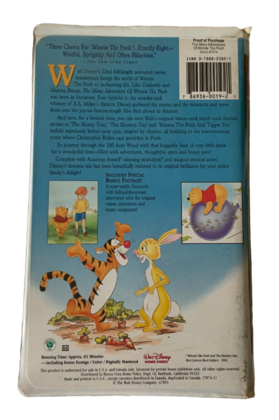 Disney VHS Movies Winnie The Pooh And Spiderman in CDs, DVDs & Blu-ray in Oshawa / Durham Region - Image 5