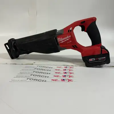 Milwaukee M18 Fuel Sawzall Reciprocating Saw w Battery , View more