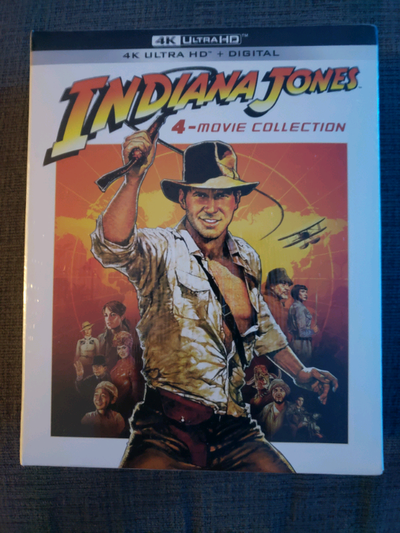 4k UltraHD Blu-ray Indiana Jones the complete collection, View more