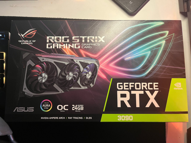 ASUS ROG STRIX RTX 3090 OC in System Components in Mississauga / Peel Region