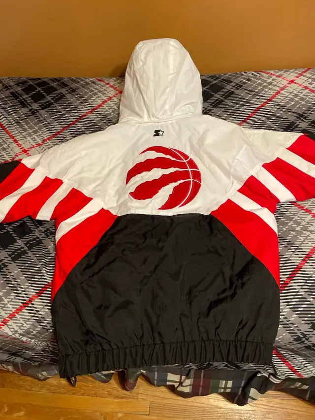 Toronto Raptors Starter Pull Over Jacket Size Large in Men's in City of Toronto - Image 7