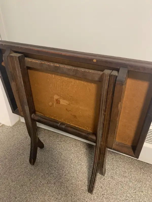 Antique Folding Table - Cottage Country Scenery in Arts & Collectibles in Fredericton - Image 6