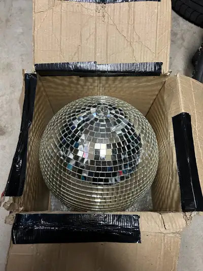Disco ball - 12 inch - $70 With motor High power Strobe light -$ 110