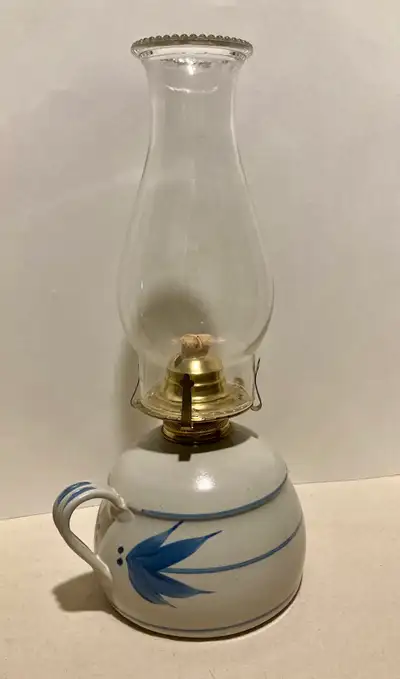Blyth Pottery Kerosene Lamp, View more