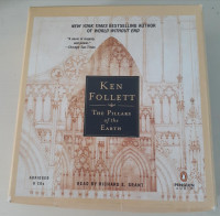 KEN FOLLET: The Pillars of the Earth (Kingsbridge) CD Audiobook