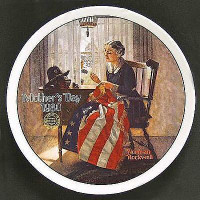 Porcelain collector plates by Norman Rockwell - limited edition