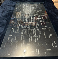 Glass table top 
