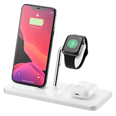 Ubio Labs 3-in-1 Wireless Charging iPhone Apple Watch Airpods, View more