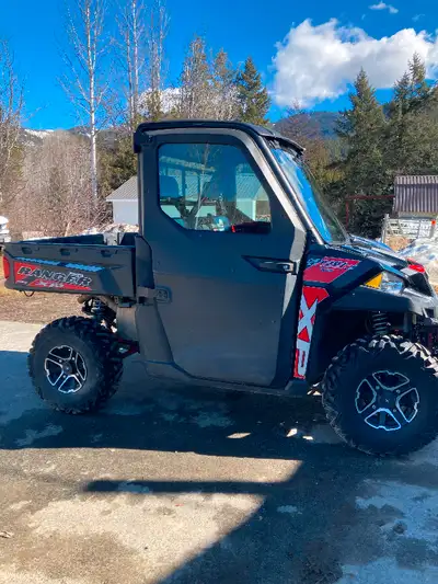 Full loaded, power windows, heater, all glass windows, front + rear open, dump box, new tires, both...