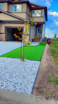 All type landscaping,sod,  interlock,concrete, sidewalk, stone
