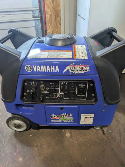 Je vends une génératrice Yamaha EF3000SEB Inverter fiable et puissante, parfaite pour alimenter vos...