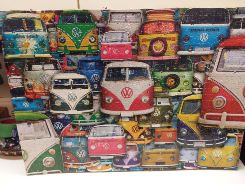 VW jig saw Puzzle. Vintage BUGS from the past Arts & Collectibles Peterborough Kijiji