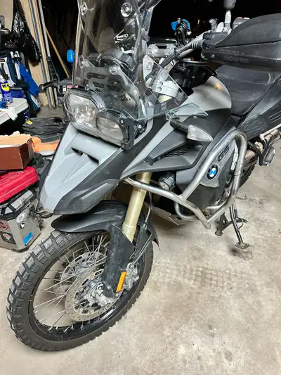 The 2017 BMW F800GS Adventure (F800GSA) is a middleweight adventure motorcycle known for its off-roa...